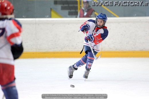 2013-04-13 Aosta 0142 Hockey Milano Rossoblu U11-Besancon - Simone Battelli